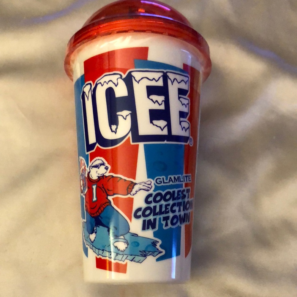 Glamlite x Icee Coolest Collection In Town 3PC Lipgloss Set + Cup Sealed NIB